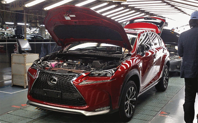 Lexus NX - старт производства (август 2014)