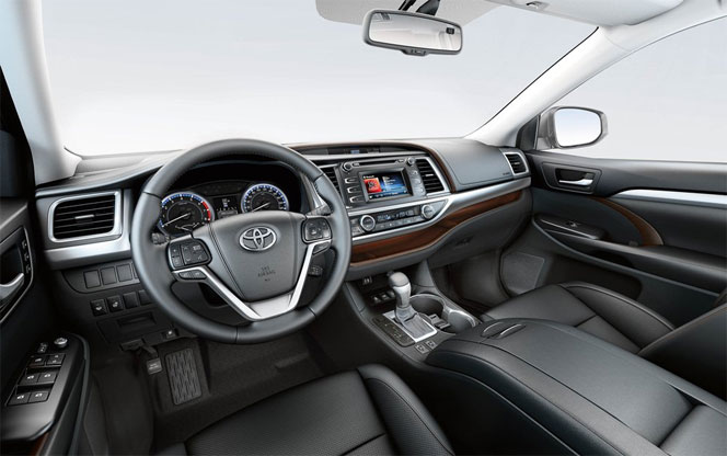 Интерьер (салон) Toyota Highlander 2014 - 3 поколение