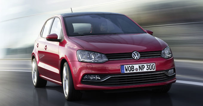Обновленный VW Polo 2014 - спереди